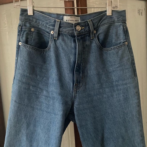 SLVRLAKE High Rise Blue Jeans - Picture 1 of 8